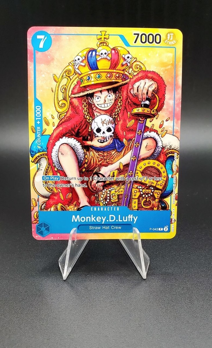 One Piece Monkey.D.Luffy 2024 Promo Promotion Cards P-043 Mint