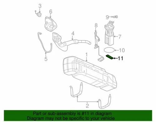 Genuine GM 2002-2004 Chevrolet GMC Silverado Sierra Air Fuel Filter 15173334 - Image 2 of 2