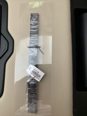 New Fossil stainless steel watch strap, 14mm black, S141198