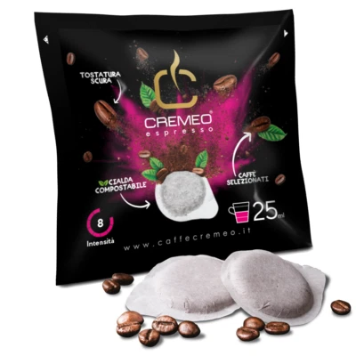 300 Cialde Compostabili Caffè Cremeo Miscela Magia ESE® 44mm + Spedizione Gratis