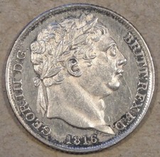 Great Britain 1816 Six Pence as Pictured