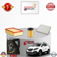 Inspektionskit Filter + ÖL Opel Mokka 1.6 85KW 115CV Von 2014->