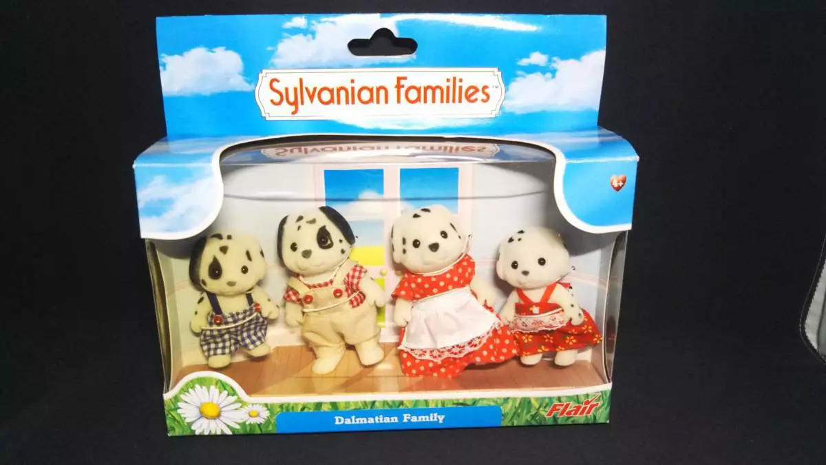 Calico critters dalmatian dog hot sale family