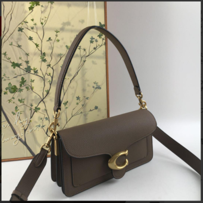COACH CH857 Tabby Shoulder Bag 26 Polished Pebble Leather Dark