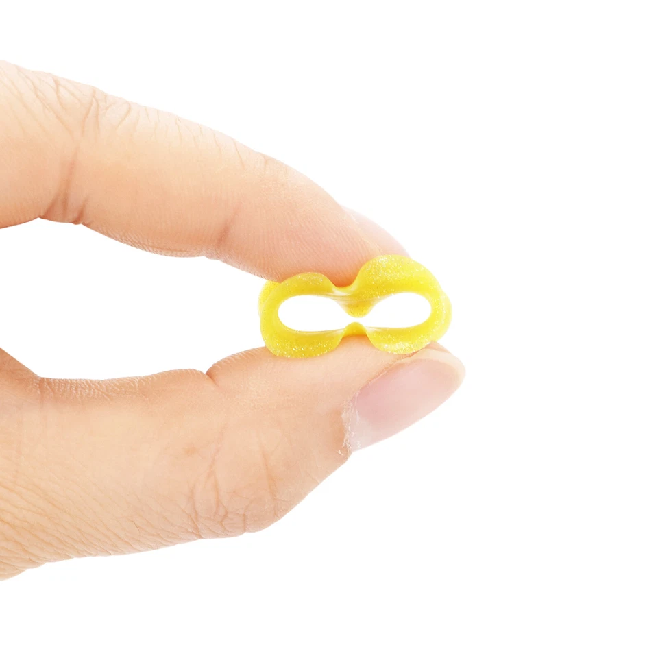 2件装珍珠粉软硅胶耳塞量规薄肉隧道扩展塞 — 第 2/4 张图片