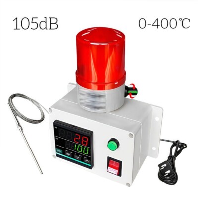 110-240V Industrial Intelligent Over Temperature Alarm Sensor Machine 0 400  New