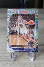 2019-20 Jordan Poole ROOKIE Laser Prizm #223 RC NBA Hoops Premium Stock Warriors