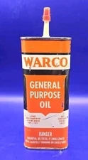 Vintage Warco Penetrating Oiler Tin can Warwick Laboratories Co. Brooklyn N.Y.  