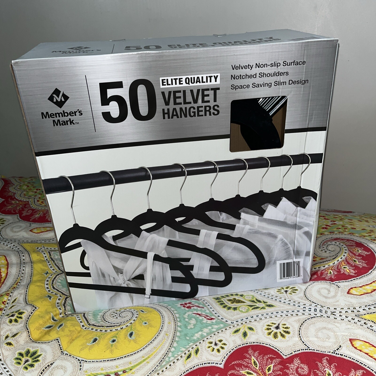 50 Velvet Hangers – Non-Slip Space-Saving Closet Essentials  -image