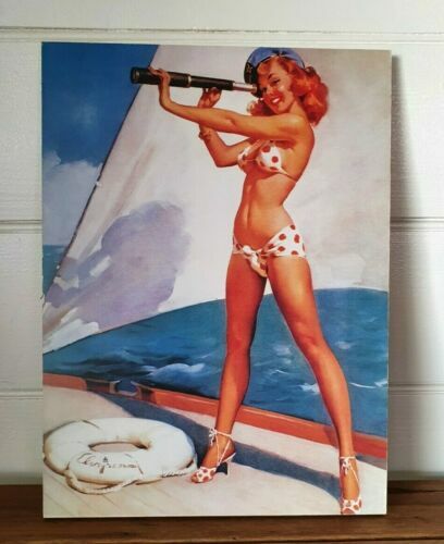 Elvgren Sexy Pin-Up RedHead Girl Garter Belt "It's a Snap" Poster - 20x24 |  eBay Australia