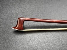 Vintage Pernambuco Viola Bow Ebony Frog Silver Mounting 71g EX 