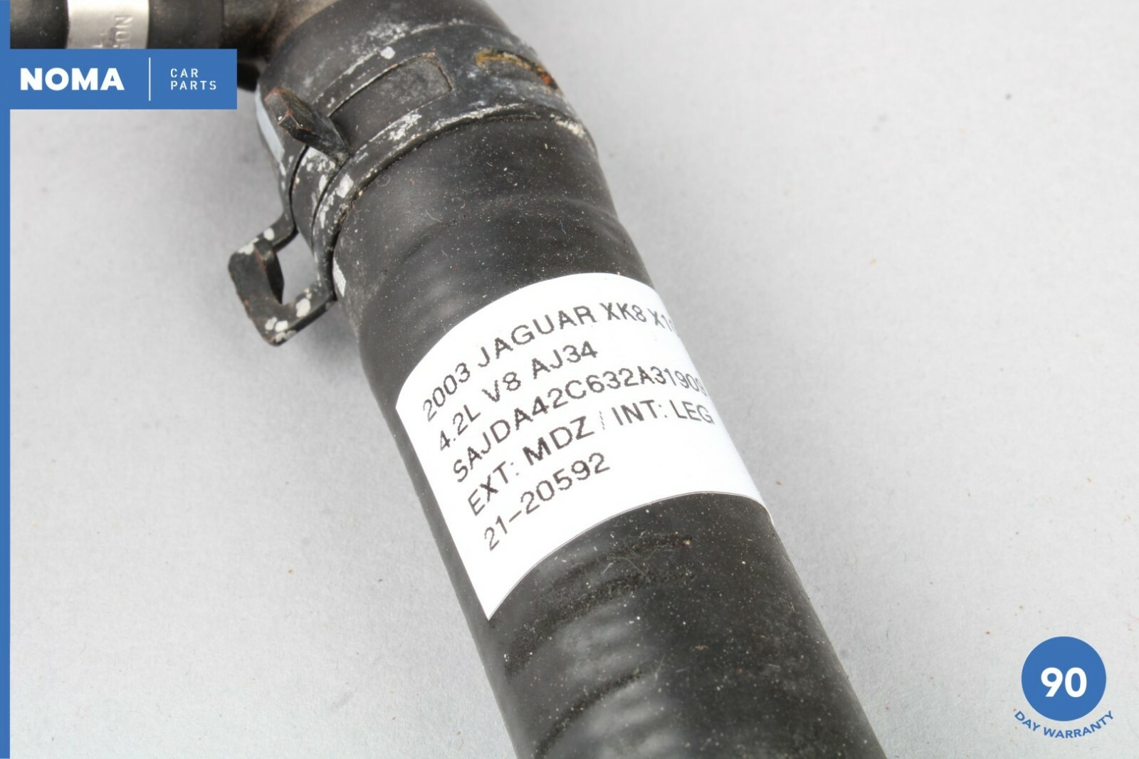 0306 Jaguar XK8 XKR X100 Engine Coolant Hose w/ EGR Throttle Return