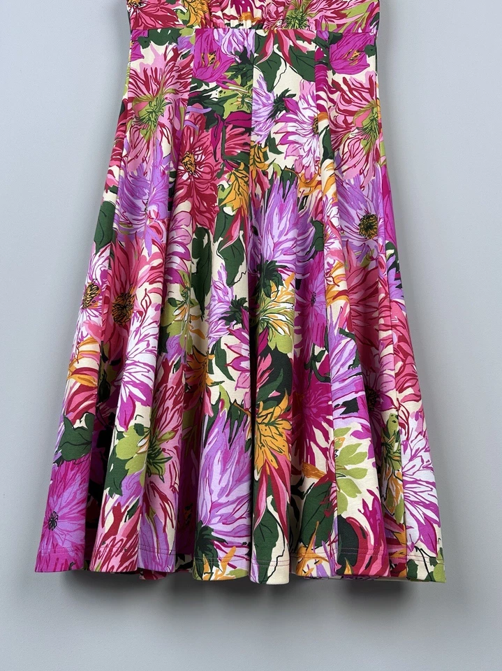 Vestido MARNI Estampado Flores Rosa Talla 42 Foto 4 de 4