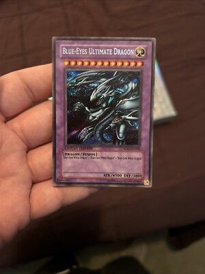 Yu-Gi-Oh Card - RP01-EN000 - BLUE-EYES ULTIMATE DRAGON (secret rare holo) - NM/M