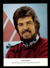 Klaus Klenke WDR autograph card original signed ## BC 183165