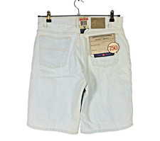 NWT NEW Bugle Boy Men's 32 Blue Denim Jean Light Wash Shorts Vintage 90s y2k Dad