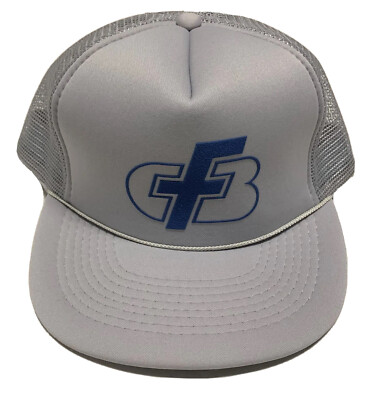 Vtg Community First Bank Trucker Hat Banking Business Company CFB Cap Defunct
