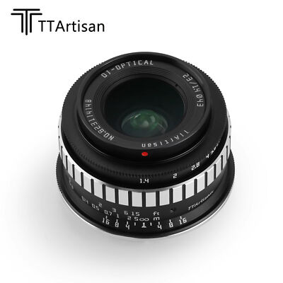TTArtisan 23mm F1.4 APS-C Manual Focus Lens for Sony E-mount A5000 A6000 A6500