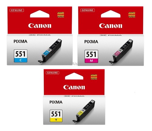 Genuine Canon PGI-550 CLI551 Ink Cartridge Pixma iP7200 iP7250 iP8750 iX6850 LOT - Picture 14 of 19