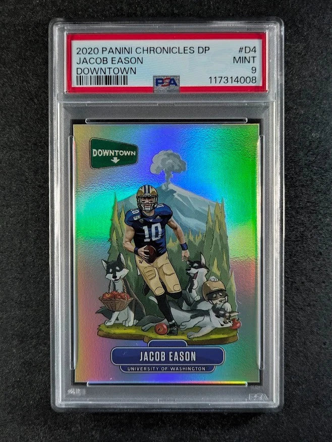 Jacob Eason Panini Chronicles Draft Picks Downtown Collegiate #D4 Base