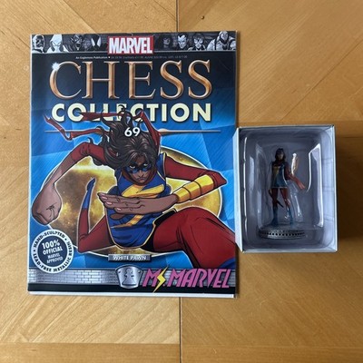 Eaglemoss Marvel Chess Collection Ms. Marvel #69 White Pawn Figure W/Magazine