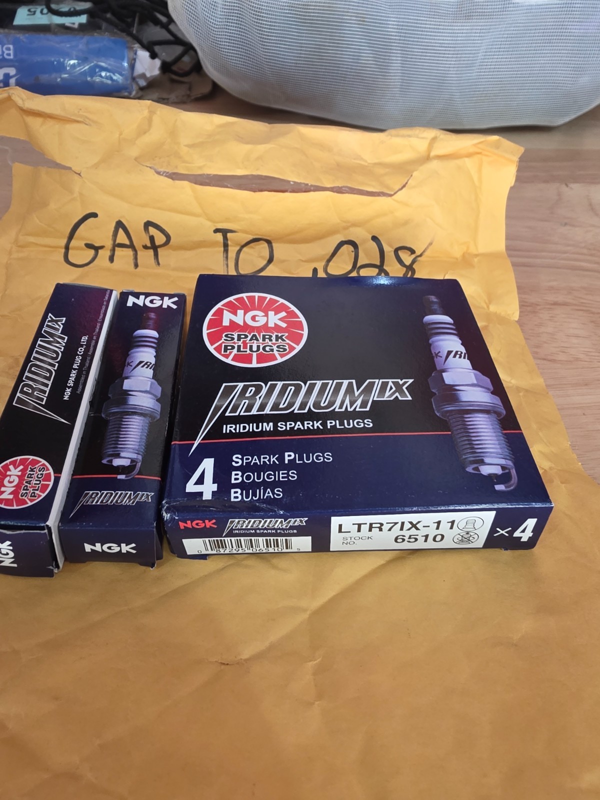 Spark Plug-Iridium IX NGK 6510