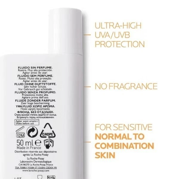 2pcs La Roche-Posay Anthelios UVmune 400 Tinted Fluid SPF50+ 50ml - image 4 of 4