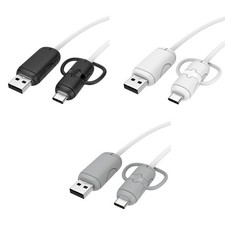 CCeCCe 3 Set Charger Cable Protector USB-C Charging Cord End Protective...
