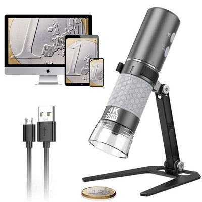 4K Wi-Fi Digital Microscope Camera for iPhone, iPad, Android, PC