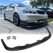 Matte Black Front Bumper Lower Lip Splitter Sti Style For 2004 Toyota Corolla S Matte Black Front Bumper Lower Lip Splitter Sti Style For 2004 Toyota Corolla S