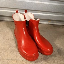 Women's Norty Rain Boots Size 11 Red
