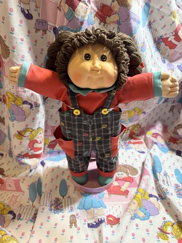 Cabbage Patch Kids Minty Transitional HM12 Dbl Pony Brinette Girl Brown Eyes 