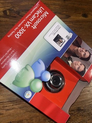 New! Microsoft LifeCam VX-3000 Webcam Model No:1076 (68A-00007) Computer Camera