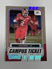 2021 Contenders Draft Football Campus Ticket - Zack Moss - Utah Utes