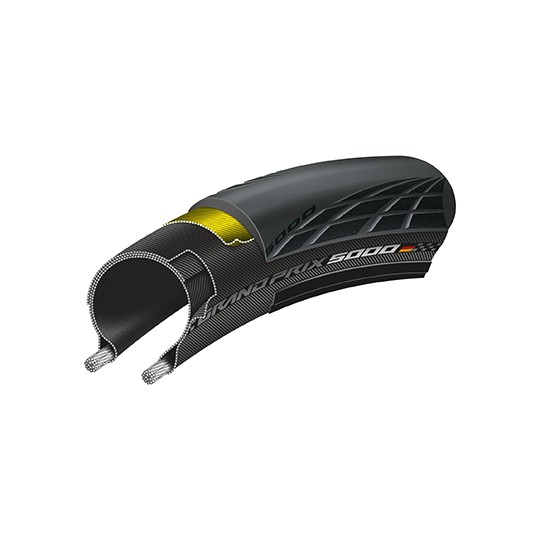 Pneumatico strada 700 x 32 continental grand prix 5000 nero ts (32-622)