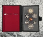 1981 Royal Canadian Mint Proof Set 7-Coin w/ Silver Dollar Trans-Canada RR