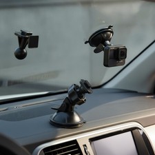 Suction Cup Dash Cam Mount - Adjustable, 2 Pcs for YI, G1W Cameras, Heat Resi...