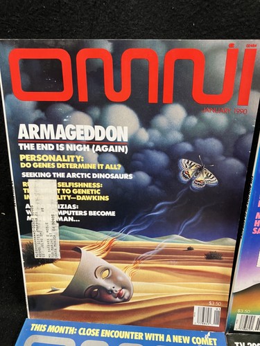 OMNI MAGAZINE, 1990, LOT OF 11 - Picture 5 of 15