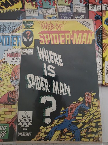 Web Of Spider-man LOT Marvel 1984 #18, 19, 35, 36, 41, 42, 43, 60 & Annual 4, 5, - Picture 2 of 22
