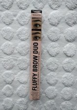 REVOLUTION FLUFFY BROW DUO 2-IN-1 BLADE PENCIL & CLEAR BROW GEL Shade Granite