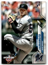 2020 Topps Opening Day Jordan Yamamoto RC Miami Marlins #29