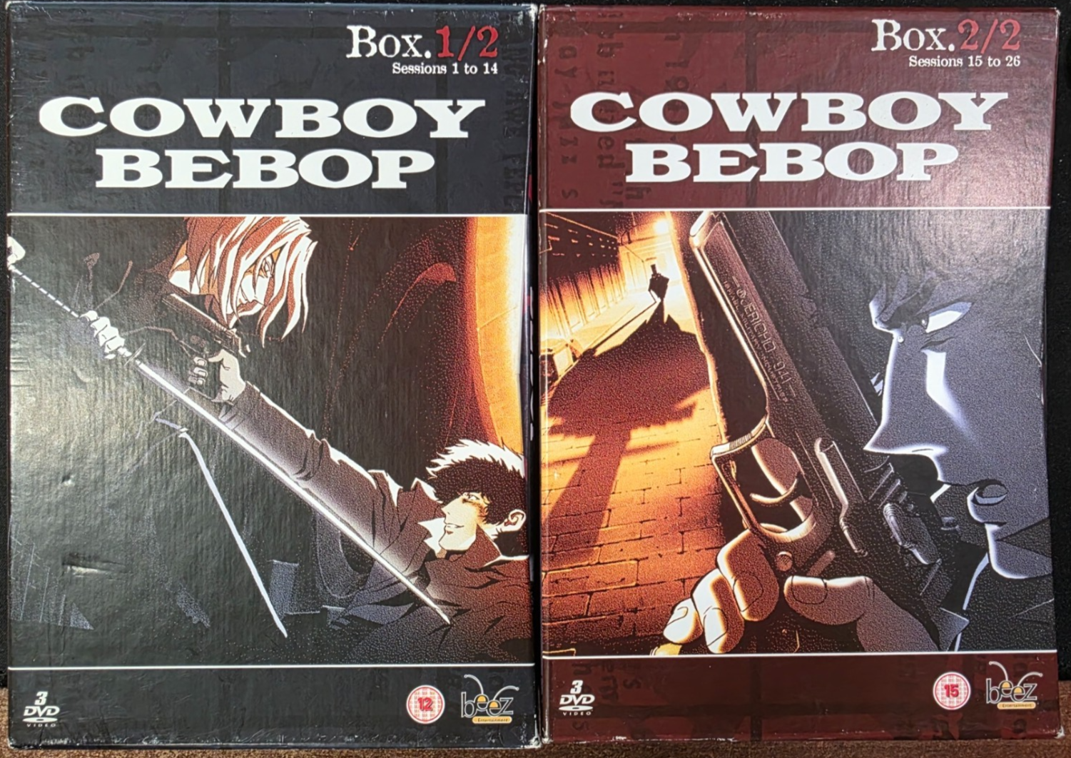 Cowboy Bebop Collection Box Set 1 And 2 Animated DVD Pre Owned 6 Volumes
