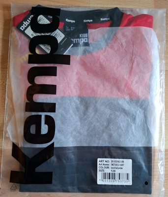 Kempa Emotion 2.0 Shirt Kids schwarz/rot/gelb Gr. 128 Art. Nr. 20 03163 09