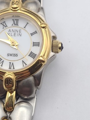 Anne Klein Bezel Gold Tone Swiss Made Women display picture 1
