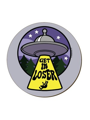 Untersetzer Get In Loser Grau 9,2x9,2cm