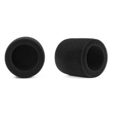For Shure MV7 MV7X Foam Windscreen Black Sponge Construction for Durability
