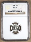 1936 MERCURY DIME NGC MS66 859016