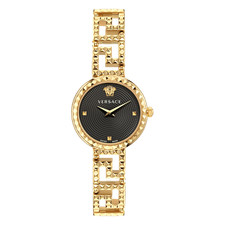 Versace Gold Womens Analogue Watch Greca Goddess VE7A00423