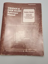 TRS-DOS DISK BASIC Reference Manual Radio Shack TRS-80 Micro Computer 1stEd 79