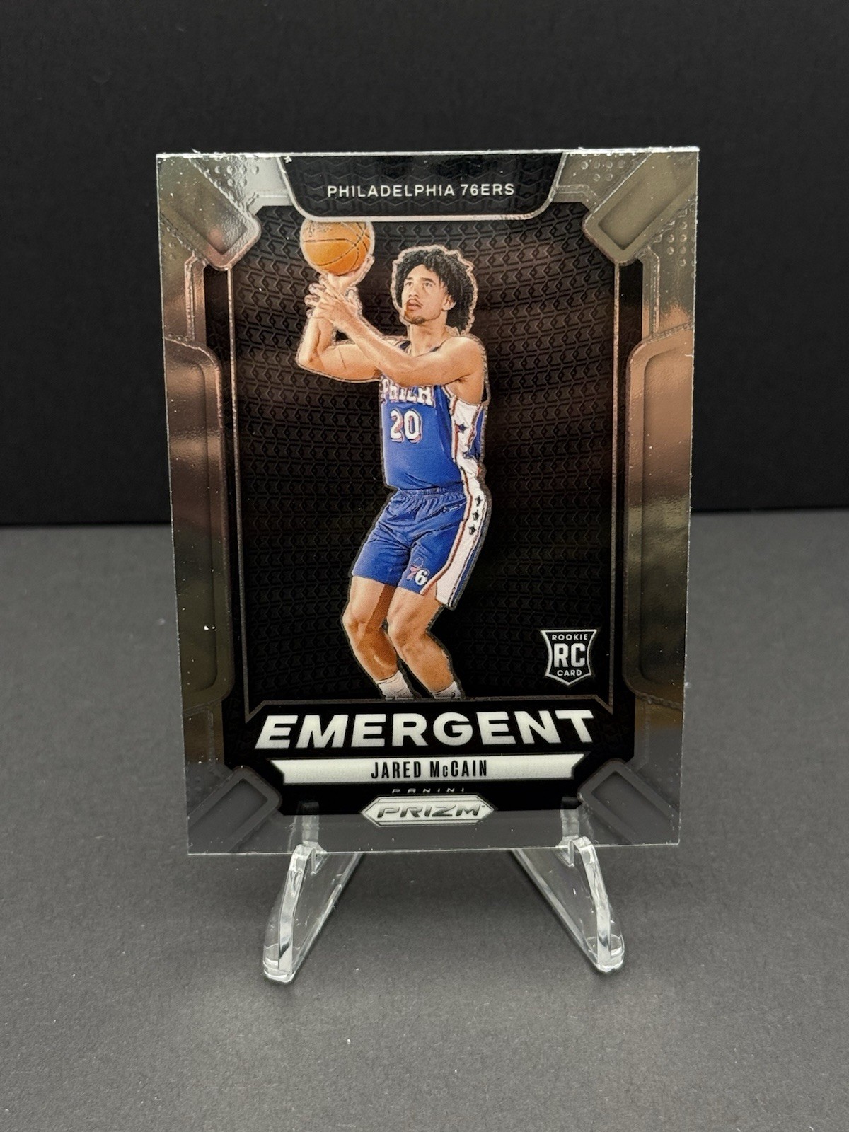 2024-25 Panini Prizm - Emergent Jared McCain #19 (RC)